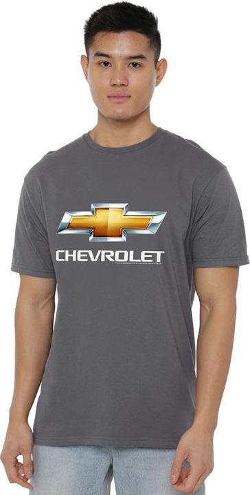 Immagine prodotto Chevrolet Chevy Bowtie Maglietta Accatastato Adulto Unisex (4XL)