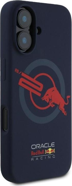 Produktbild Red Bull Case HC Silicone ORBR20 Logo Red Lining to iPhone 16 MagSafe navy blue (Apple iPhone 16)
