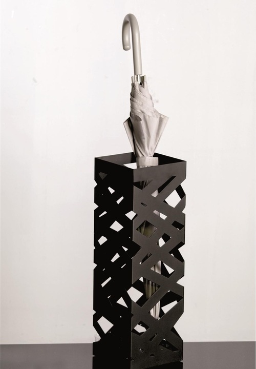 Actual product image HAKU Möbel Cast Iron Umbrella Stand, Rectangular (16 x 16 x 48 cm)