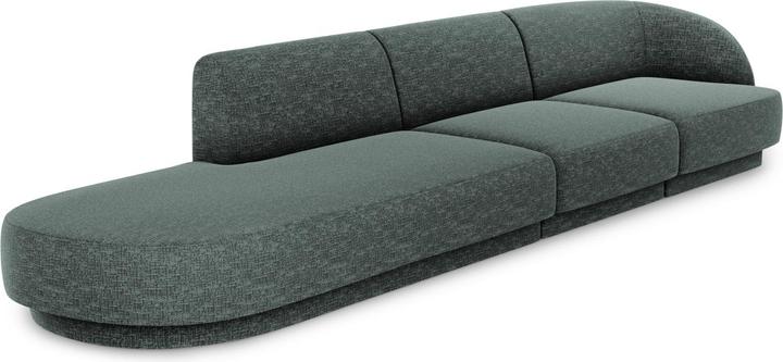 Actual product image Micadoni Left Sofa, "Miley", 4 Seats, 323x90x70Made in Europe (Modular sofa, 4-seater)