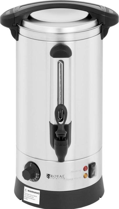 Produktbild Royal Catering Wasserkocher Edelstahl 8,7 Liter doppelwandig 1500 W Warmhaltefunktion