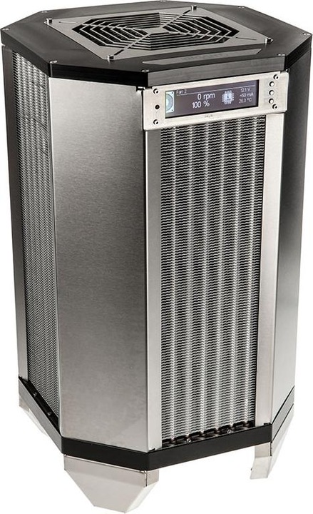Actual product image Aqua Computer airplex Gigant 1680 incl. aquaero 6 Pro - aluminum (140 mm)