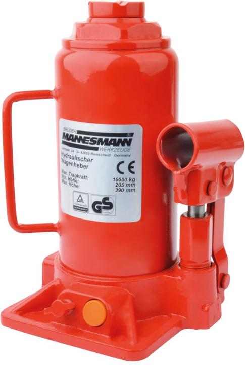 Image du produit Mannesmann Cric hydraulique, capacité de charge : 10t avec dispositif de sécurité