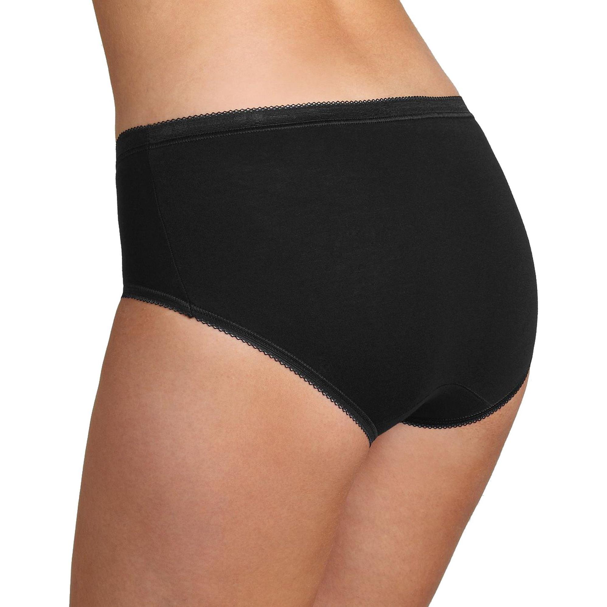 Thumbnail - Sloggi, Damen, Unterhosen, Basic+ Midi, Schwarz, (46, 4er Pack)