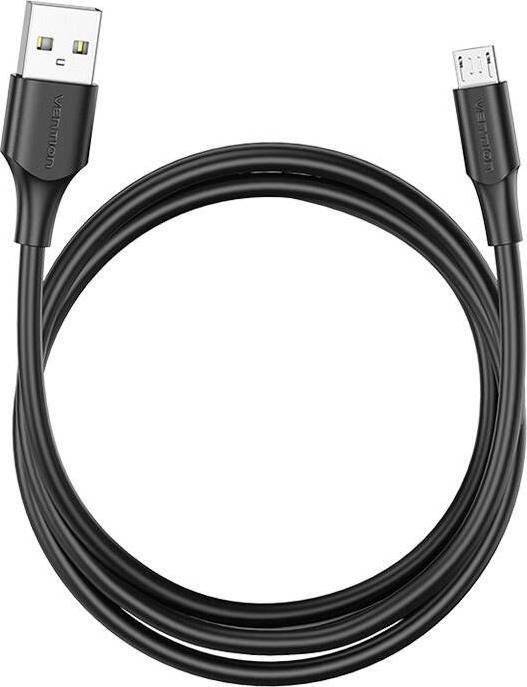 Produktbild Vention USB 2.0 Male to Micro-B Male 2A 1m CTIBF (black) (1 m, USB 2.0, 60 W)