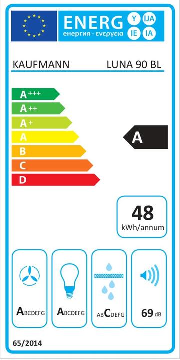 Energy Label LUNA 90 BL