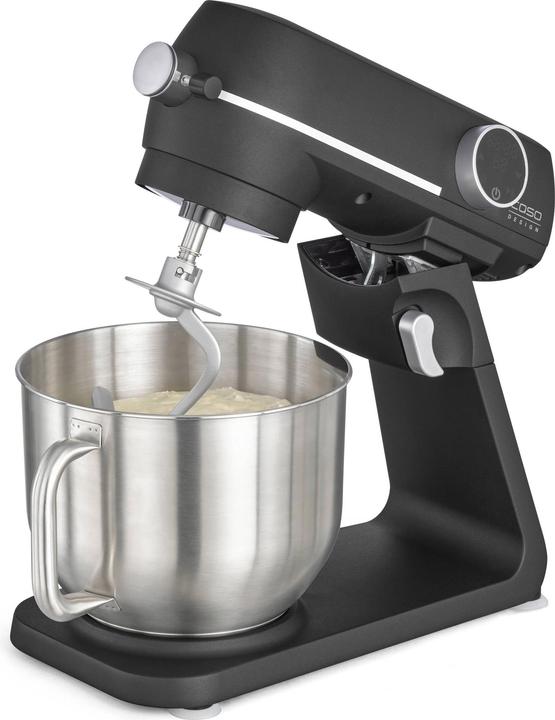 Caso Design Kitchen Machine KM1800 Black E, stainless steel bowl 6 litres, 1800 W (1800 W)