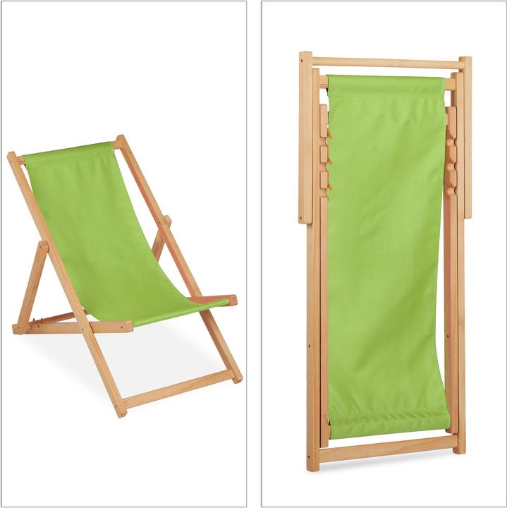 Produktbild Relaxdays Holzliegestuhl (92 cm)