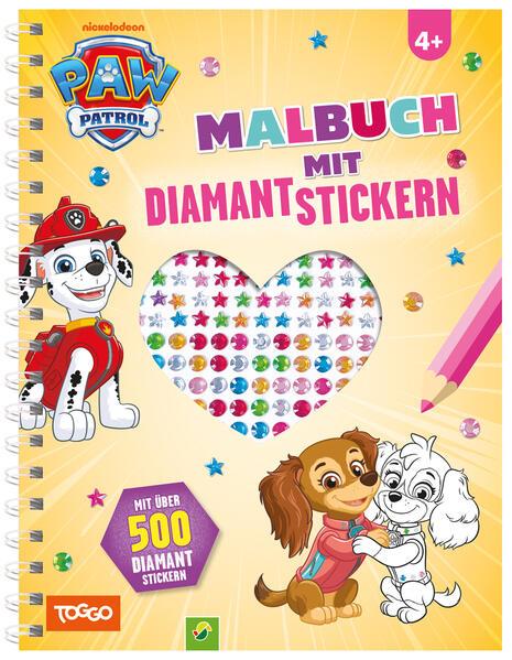 PAW Patrol - Malbuch mit Diamantenstickern