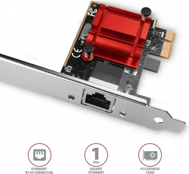 Immagine prodotto Axagon Scheda di rete PCEE-GIX Ethernet interna (PCI Express 3.0 x2)