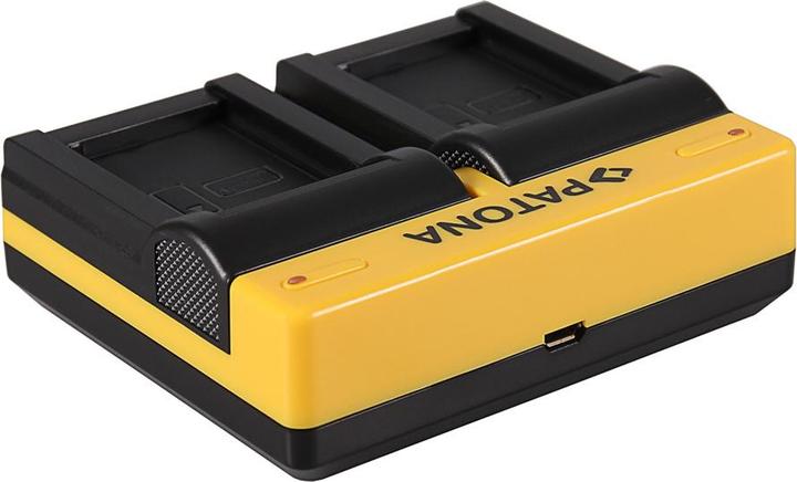 Immagine prodotto Patona Caricatore doppio per Canon NB-10L Powershot G16 SX 40 H SX40 SX-40 SX40 HS SX40H incl. Micro-USB (Caricabatterie per fotocamere)