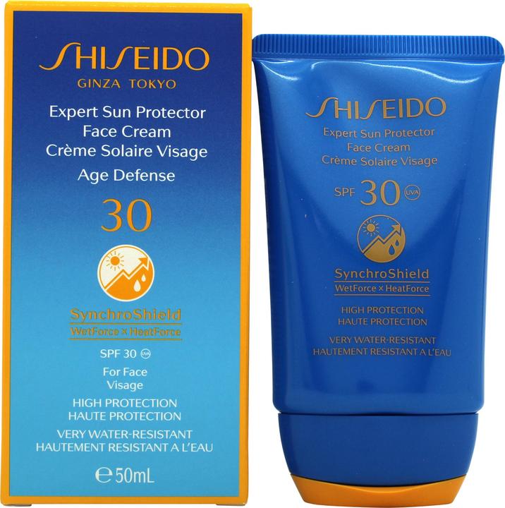 Actual product image Shiseido Expert Sun (Sun cream face, SPF 30, 50 ml, 77 g)