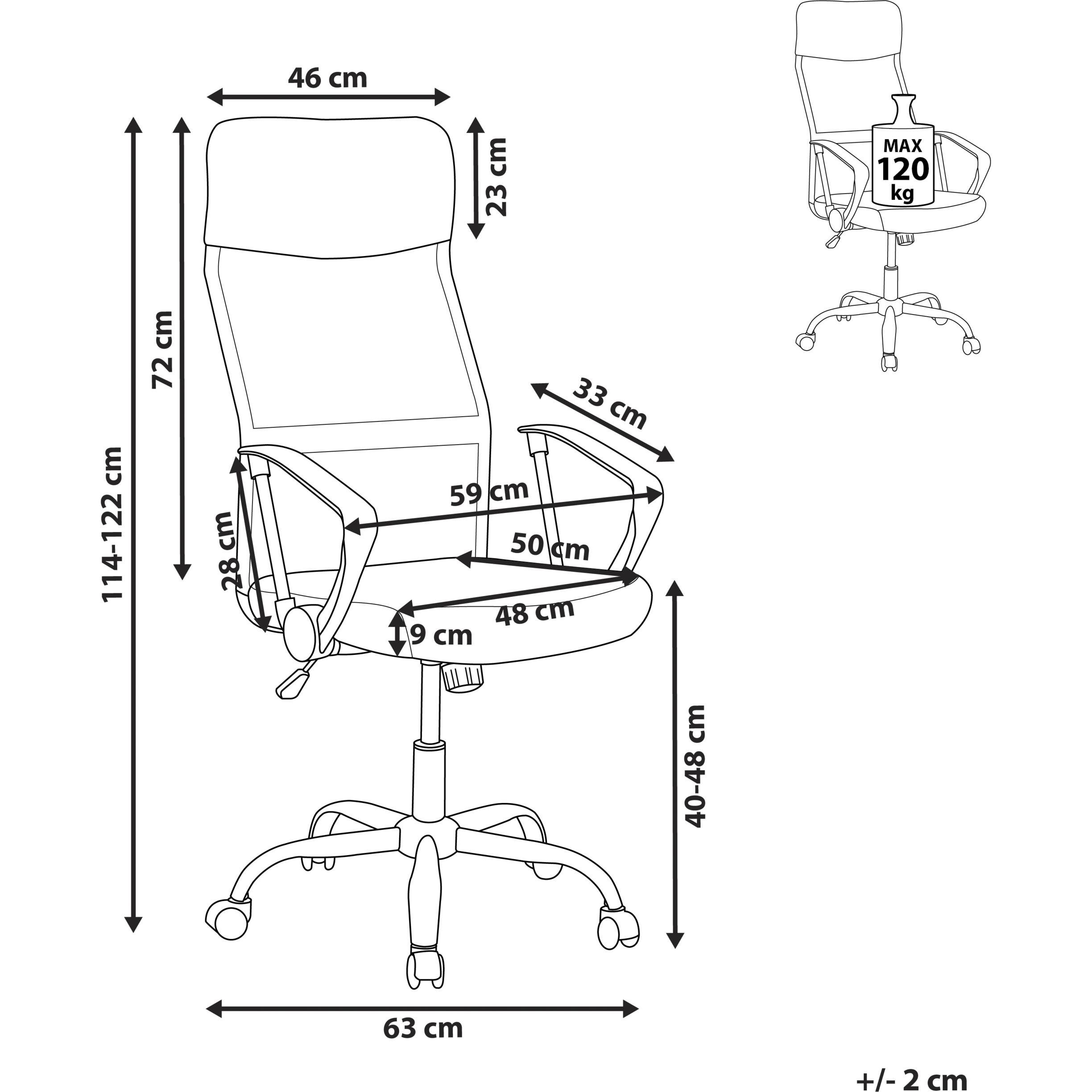 Thumbnail - Beliani, Bürostuhl, Design
