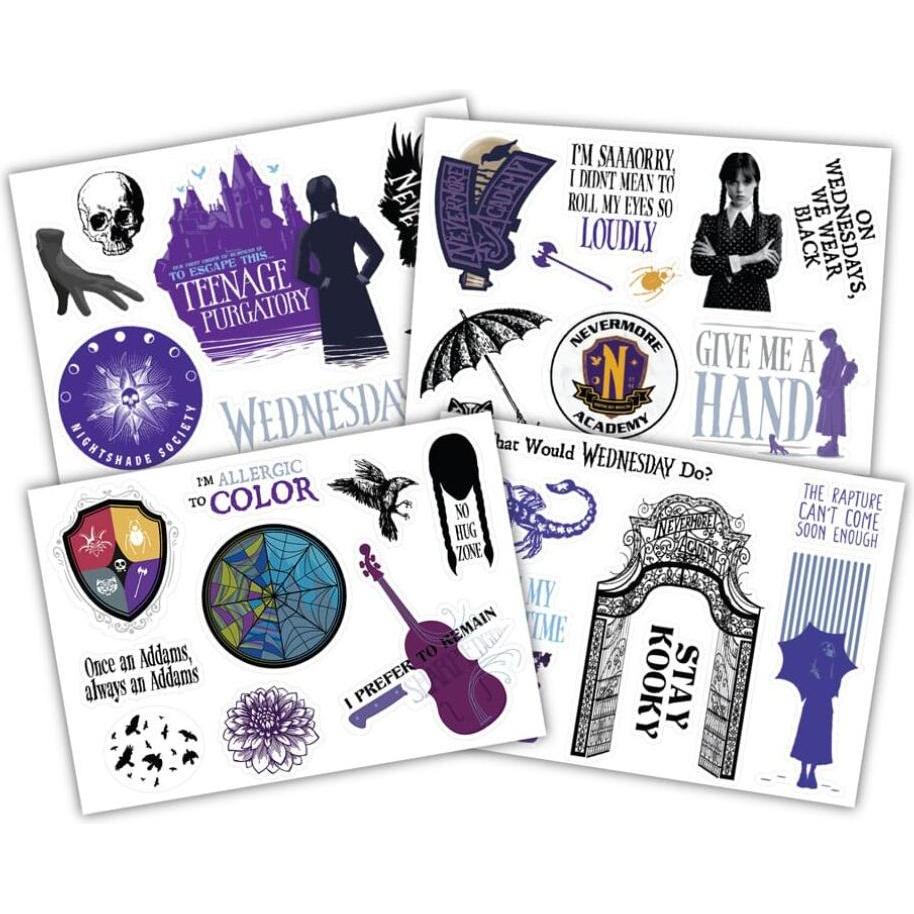 Blue Sky, Sticker, Mercredi - Set de Stickers Tech