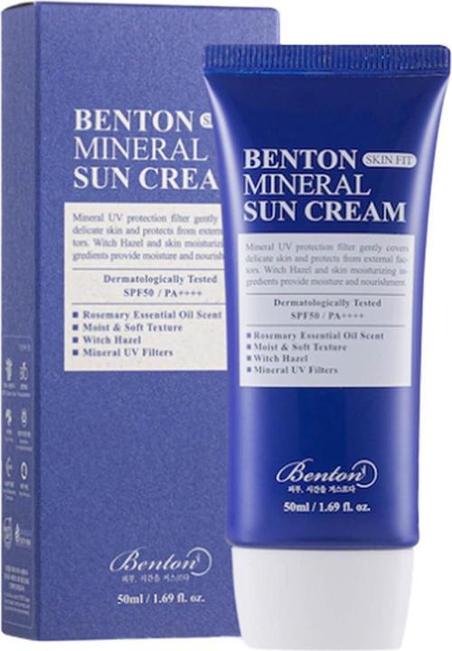 Immagine prodotto Benton Crema Solare Minerale Skin Fit (Crema solare, SPF 50+, 50 ml)
