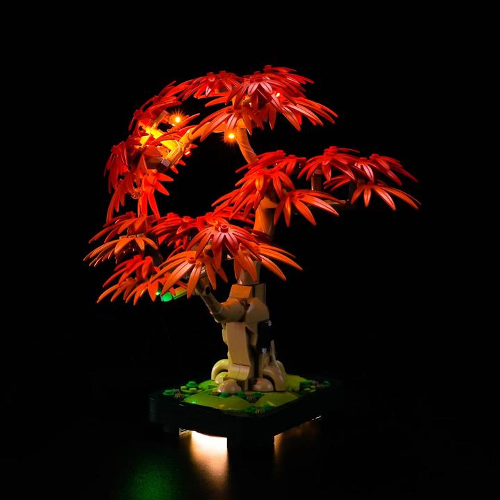 Actual product image BrickBling LED Licht Set für LEGO Japanischer Roter Ahorn - Bonsai-Baum (10348)