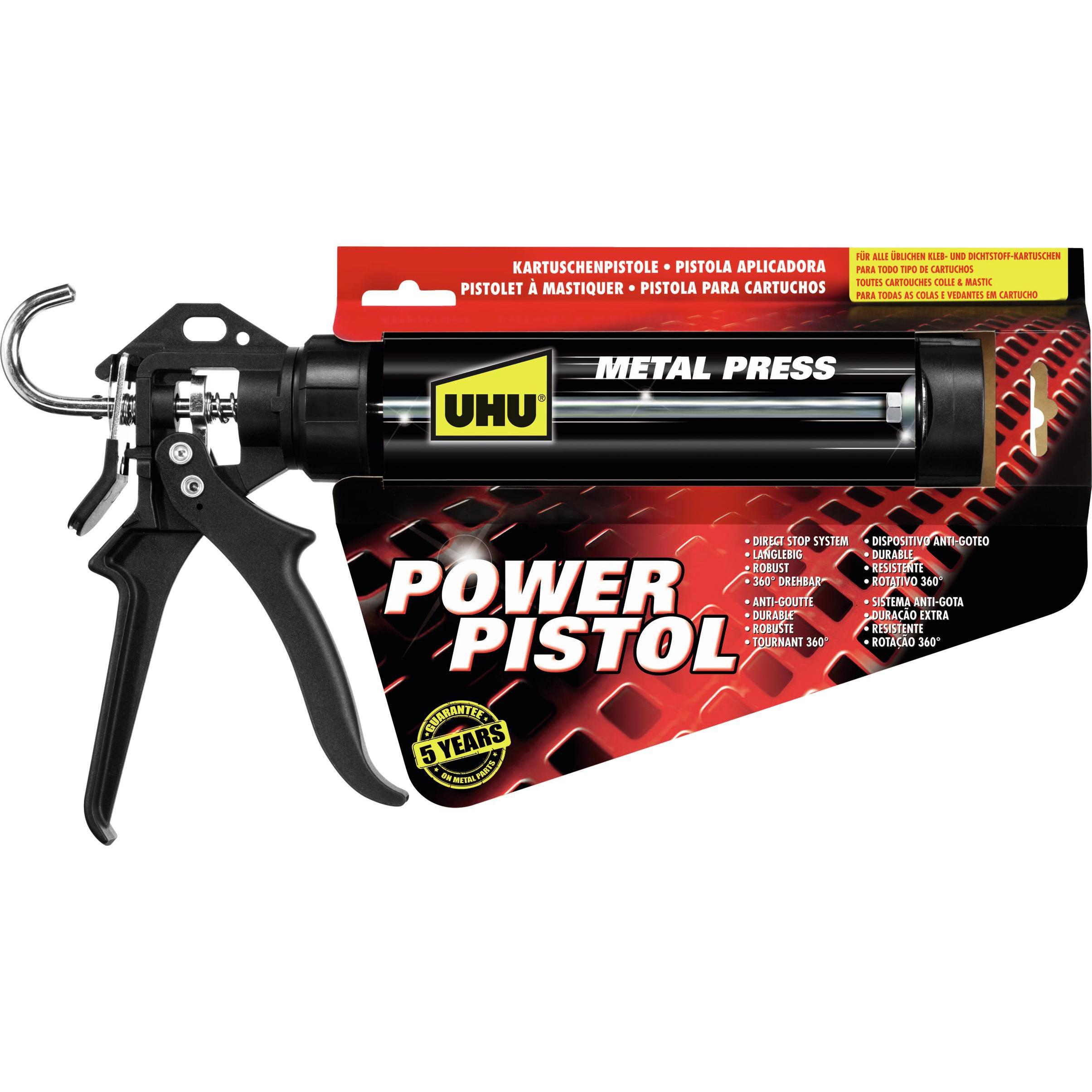 UHU, Kartuschenpistole + Fettpresse, Dosierpistole Power Pistol 1 S