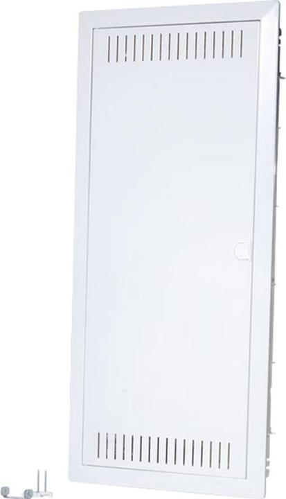 Produktbild F-Tronic HW/UP Kommunikationsverteiler, 4-reihig, Patchfeld, Montageplatte, 3-fach-Steckdose, JUMBO