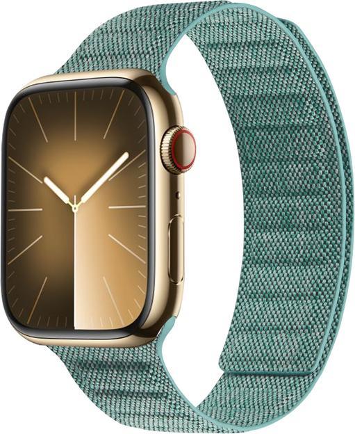Productafbeelding Crong Melange - Magnetarmband für Apple Watch 42/44/45/49 mm (türkis melanz) (Nylon)