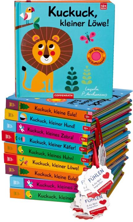 Immagine prodotto Mein Filz-Fühlbuch: Kuckuck, kleiner Pinguin! (Tedesco, 2019)