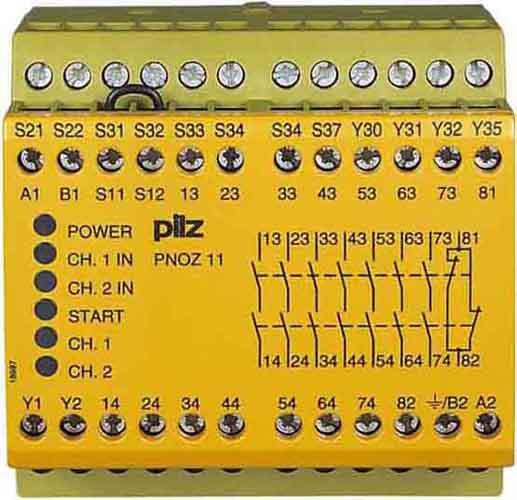 Produktbild Pilz 774085 PNOZ 11 110-120VAC 24VDC 7n/o 1n/c