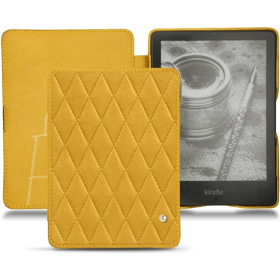 Noreve Lederschutzhülle horizontal (Kindle Papewhite (2021)), Tablet Hülle, Orange