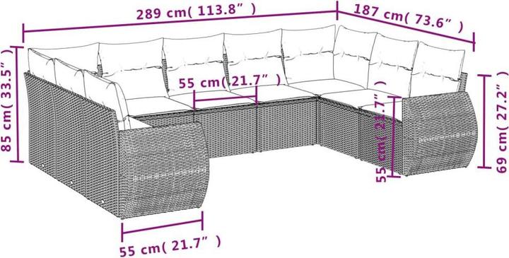 Actual product image vidaXL Ziba