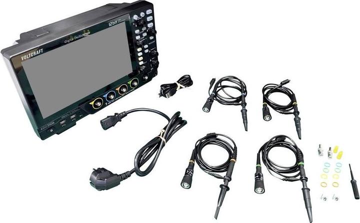 Produktbild Voltcraft ADO-3504 Digital-Oszilloskop 350 MHz 2.5 GSa/s 250 Mpts 12 Bit Digit (CAT II 300V)