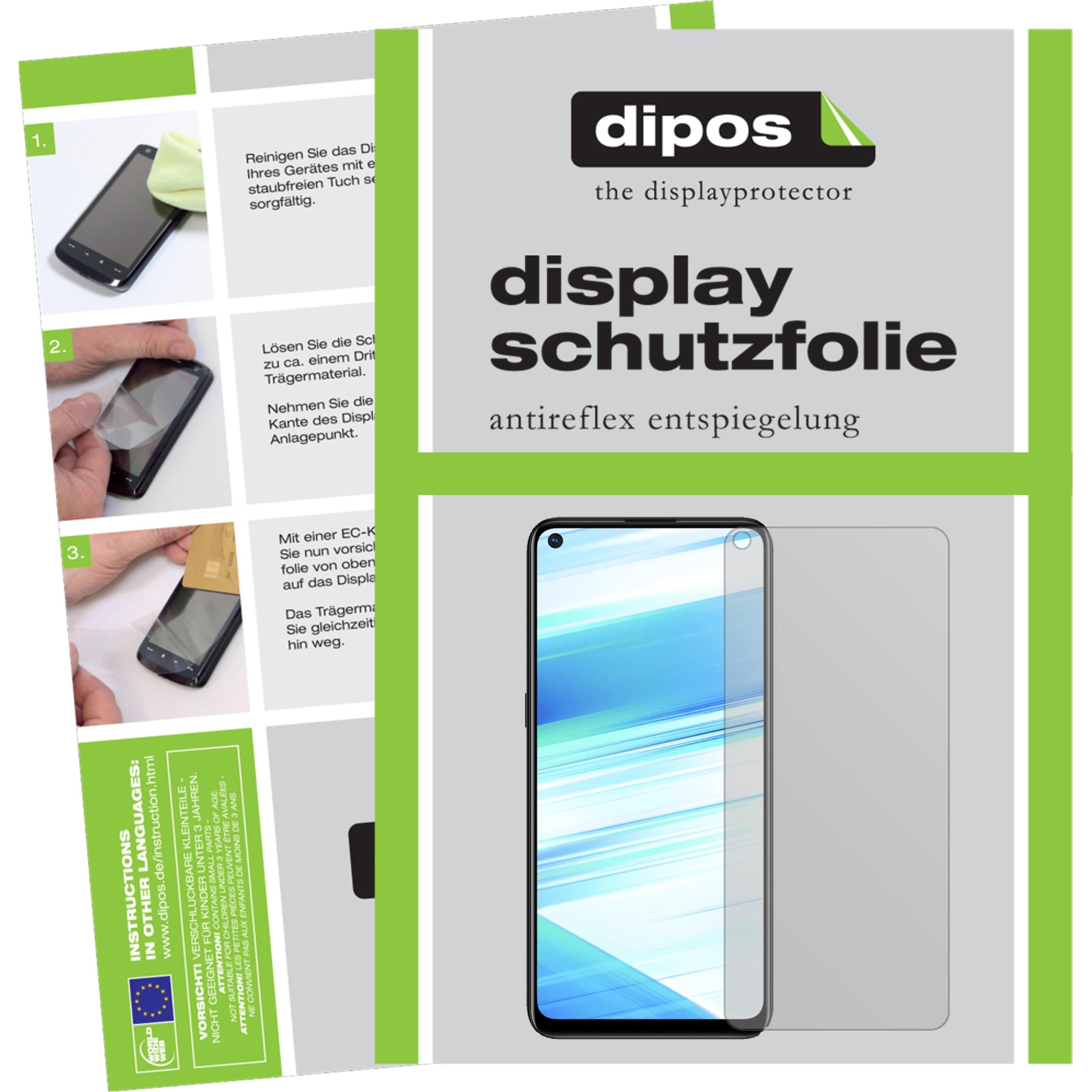 Dipos Displayschutzfolie Antireflex (2 Stück, Samsung Galaxy M40), Smartphone Schutzfolie, Transparent