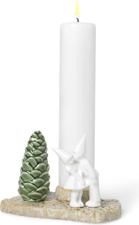 Actual product image Kähler Christmas Tales Candle Holder Christmas Kiss