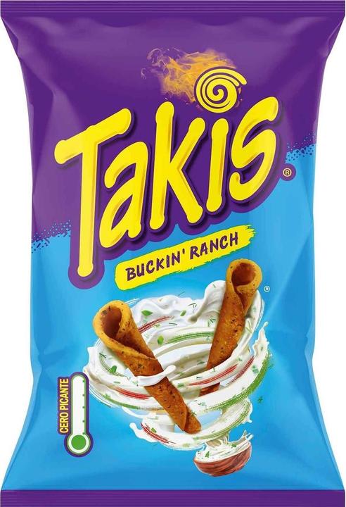 Takis Buckin Ranch / Mais-Snack - E/D/F Sprachen - 100g (100 g)