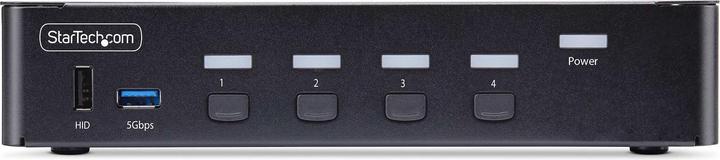 Productafbeelding StarTech com Switch KVM DisplayPort 4 poorten - 8K 60H/4K 144Hz, Uniek scherm, DisplayPort 1.4, 2 poorten