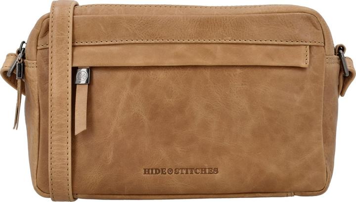 Micmacbags Hide & Stitches Porto Umhängetasche - Taupe - 100% Leder