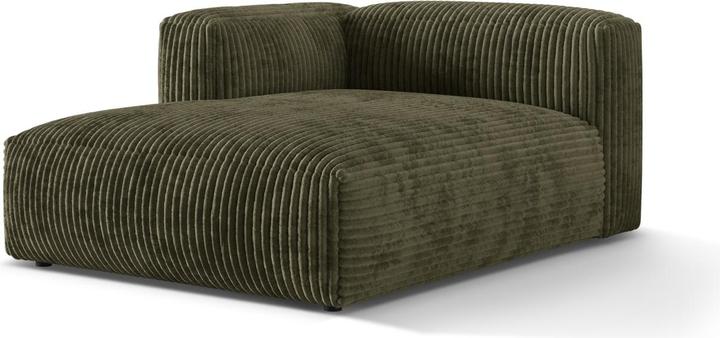 Image du produit Micadoni Chaise longue modulable gauche, "Martina", 1 Place, 176x123x75 Fabriqué en Europe (Recamière)