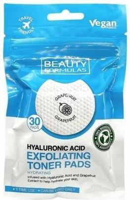 Actual product image NoName Hyaluronic Acid Exfoliating Toner Pads (Cleansing scrub)