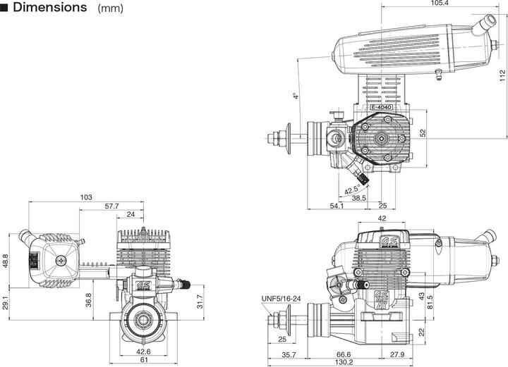 Actual product image pos O.S. MAX 75AX m/E-4020 damper