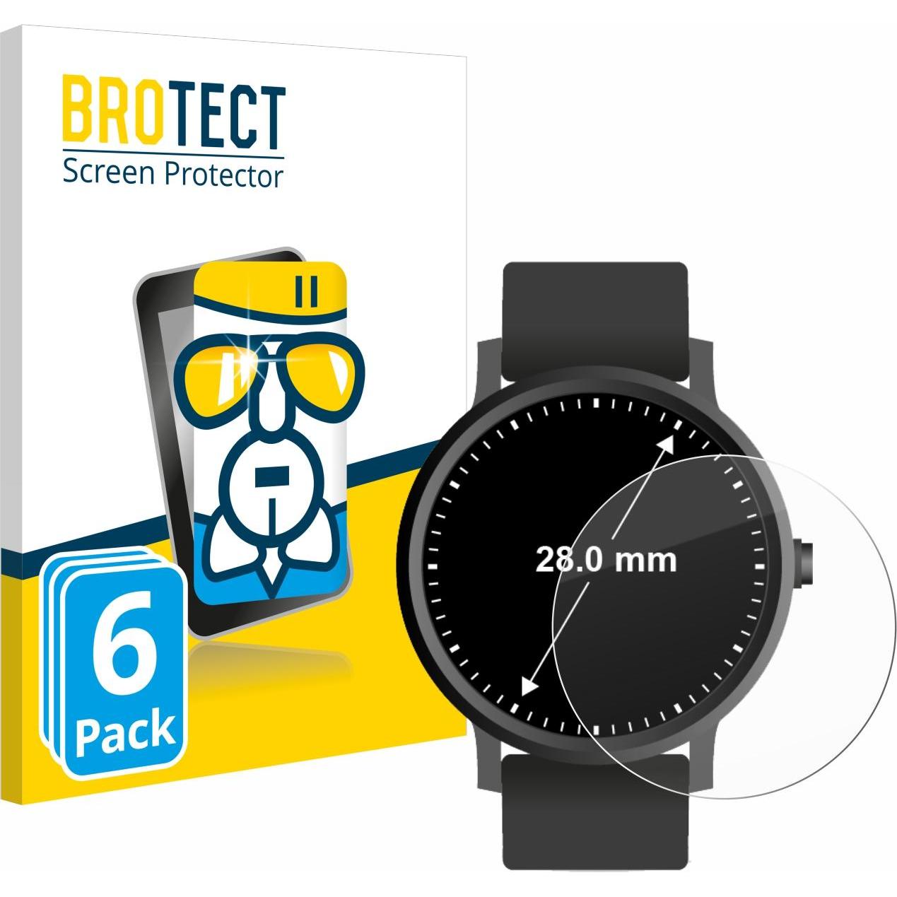 Thumbnail - BROTECT AirGlass Panzerglasfolie, Smartwatch Schutzfolie, Transparent