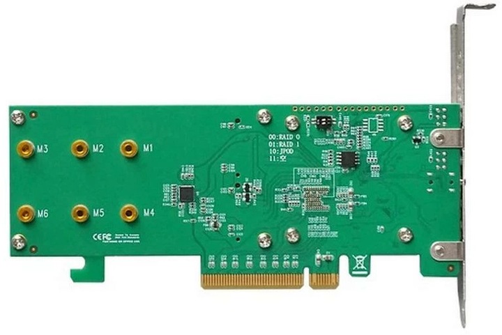 Actual product image HighPoint HighP SSD6202A 2x M.2 PCIe Gen3 x8 NVMe