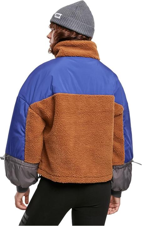 Produktbild Urban Classics Ladies Sherpa 3-Tone Pull Over Jacket (5XL)