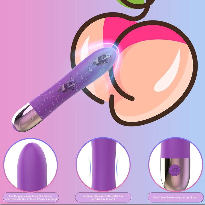Produktbild Enlove Silikon Vibrator mit Stossfunktion und 10 Modi