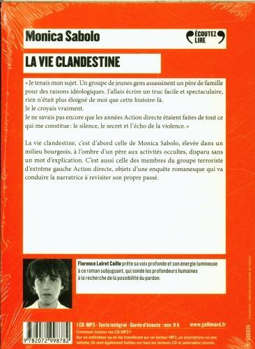 Actual product image La vie clandestine (French, Sabolo Monica, 2022)