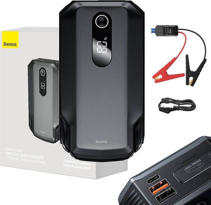 Image du produit Baseus Max Car Jump Starter (20000 mAh, 42 W, 74 Wh)
