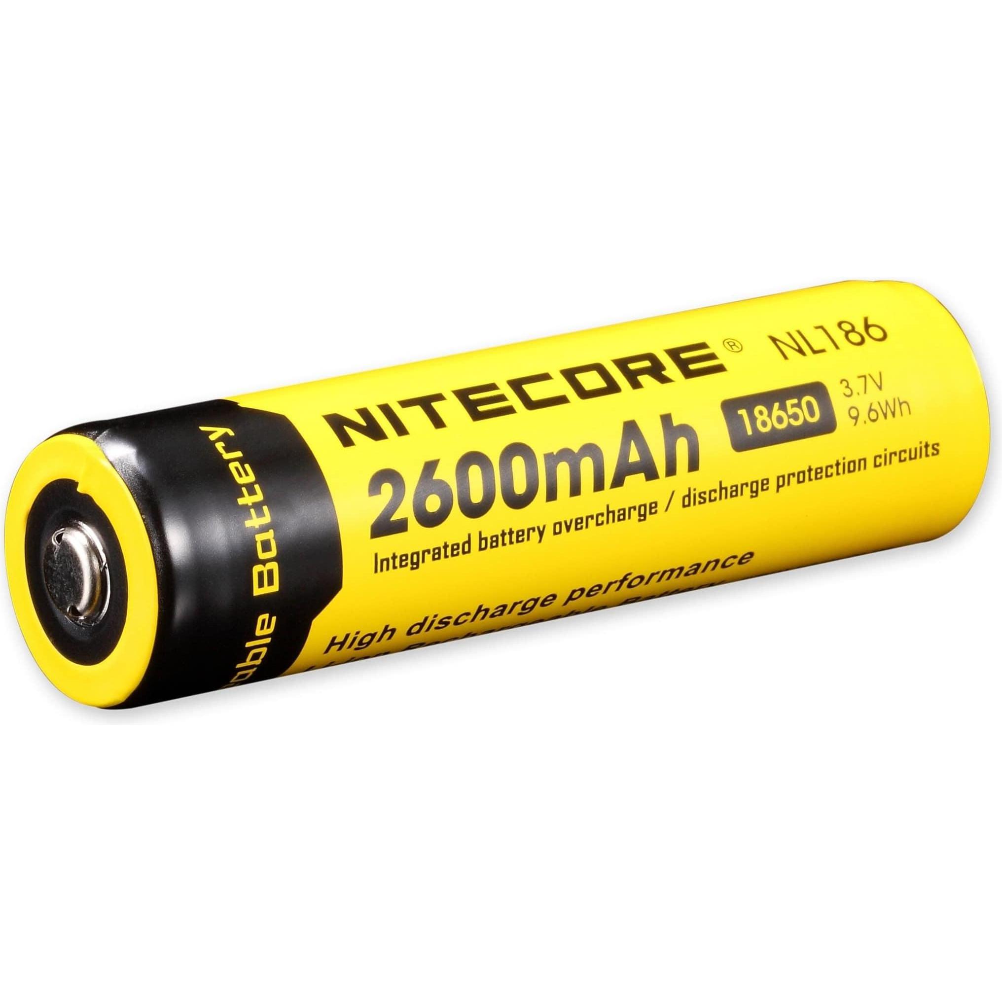 Nitecore, Taschenlampe Zubehör, 18650 Rechargeable Battery 2600mAh