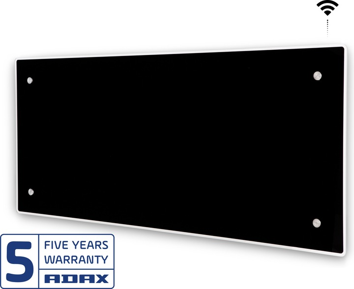 Actual product image Adax CLEA WIFI VARMEPANEL SORT 230V - 400W (400 W)