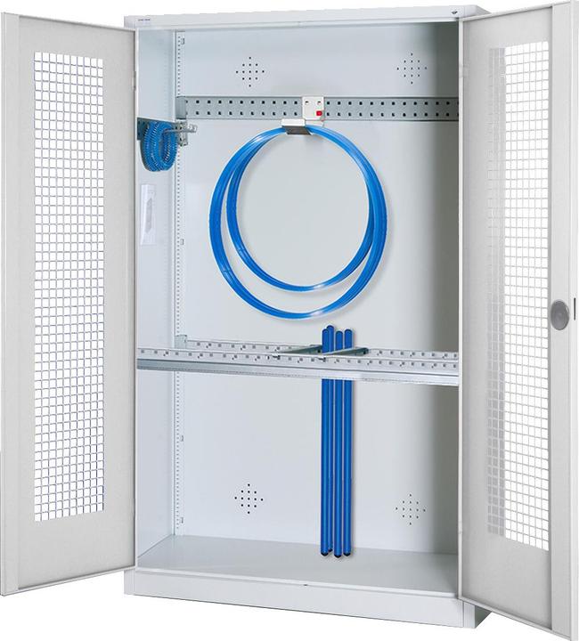 Immagine prodotto C+P Armadio modulare per attrezzature sportive con attrezzatura di base (HxLxP: 195x120x50 cm, con ante