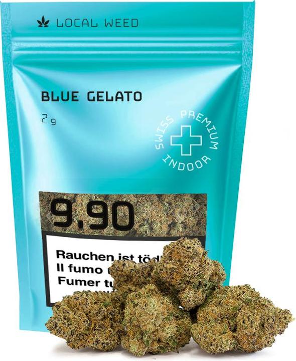 Actual product image Local Weed Blue Gelato (2 g, Indoor)