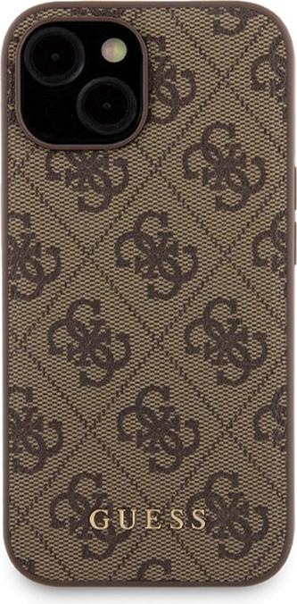 Produktbild Guess Zestaw GUBPM5P15S4GEMGW iPhone 15 6.1" hardcase + Powerbank 5000mAh MagSafe brązowy/brown 4G M (Apple iPhone 15)