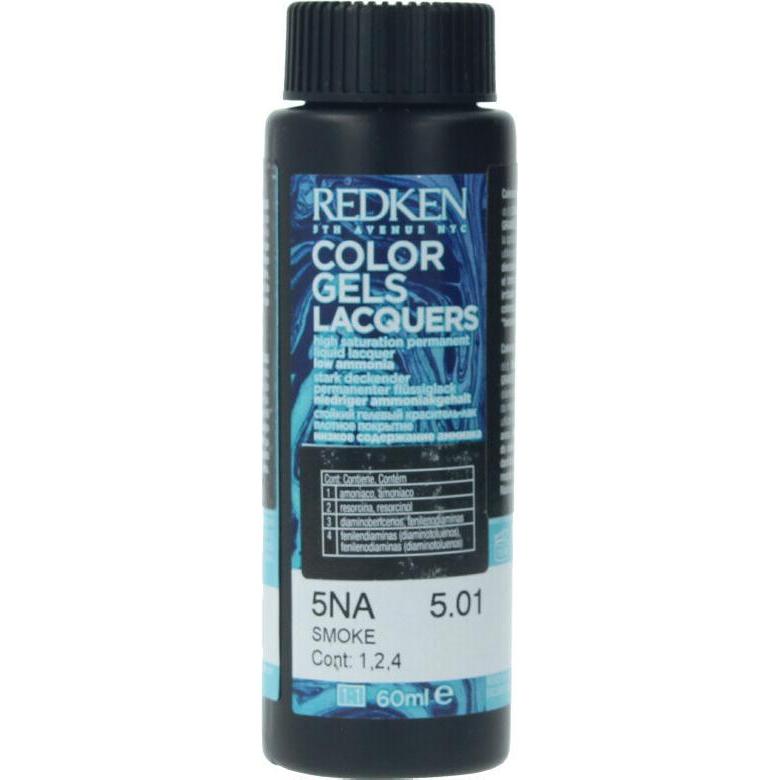 Redken, Haarfarbe, COLOR GEL LACQUERS #5NA-smoke V991 (60ml x 3 u)