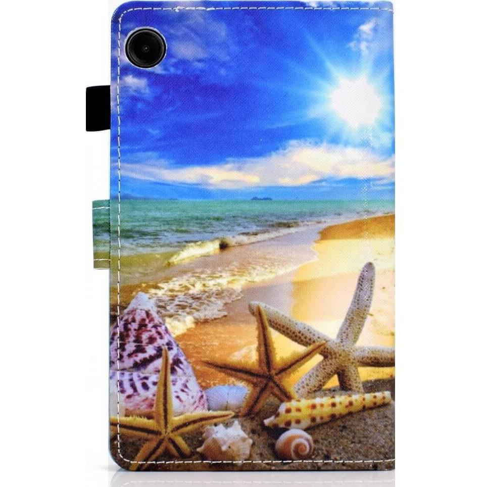 Thumbnail - Cover-Discount Galaxy Tab A9 - Schutzhülle Strand (Galaxy Tab A9), Tablet Hülle