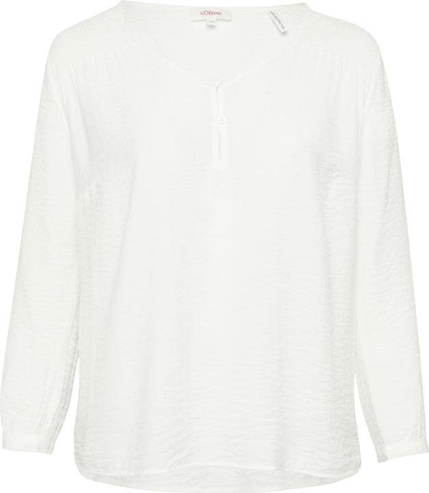 Produktbild S.Oliver Bluse Strukturierte Bluse aus Viskosemix mit Smok-Details (48)